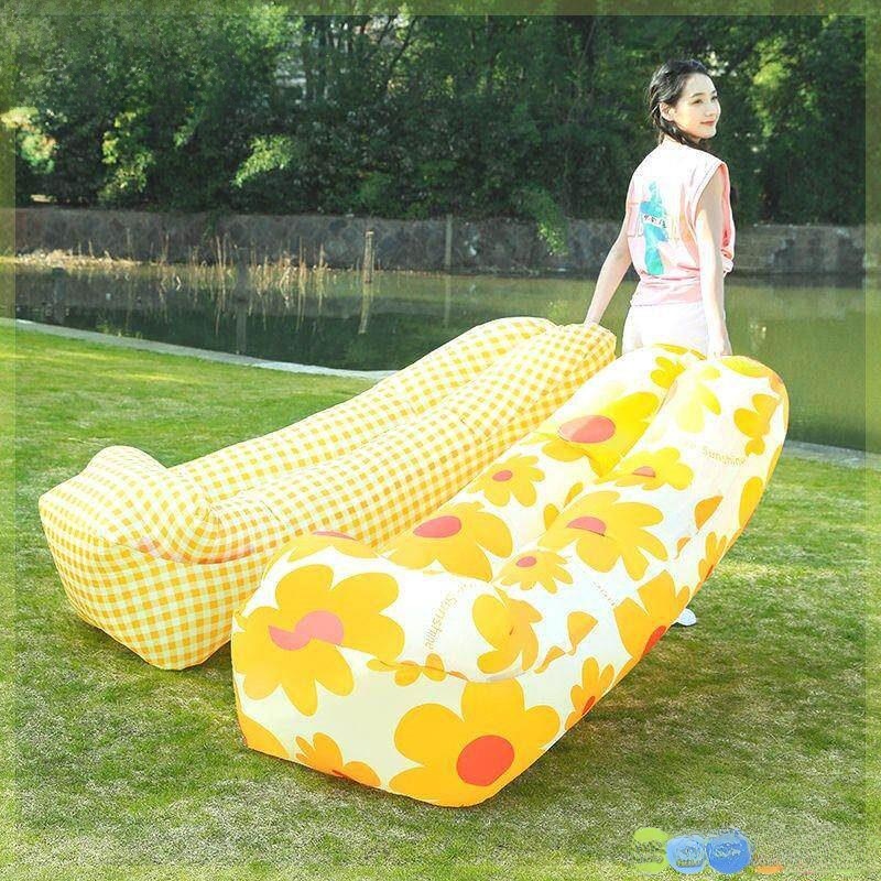 Outdoor Furniture Brands - Inflatable Sofa Outdoor Portable Single Lounger