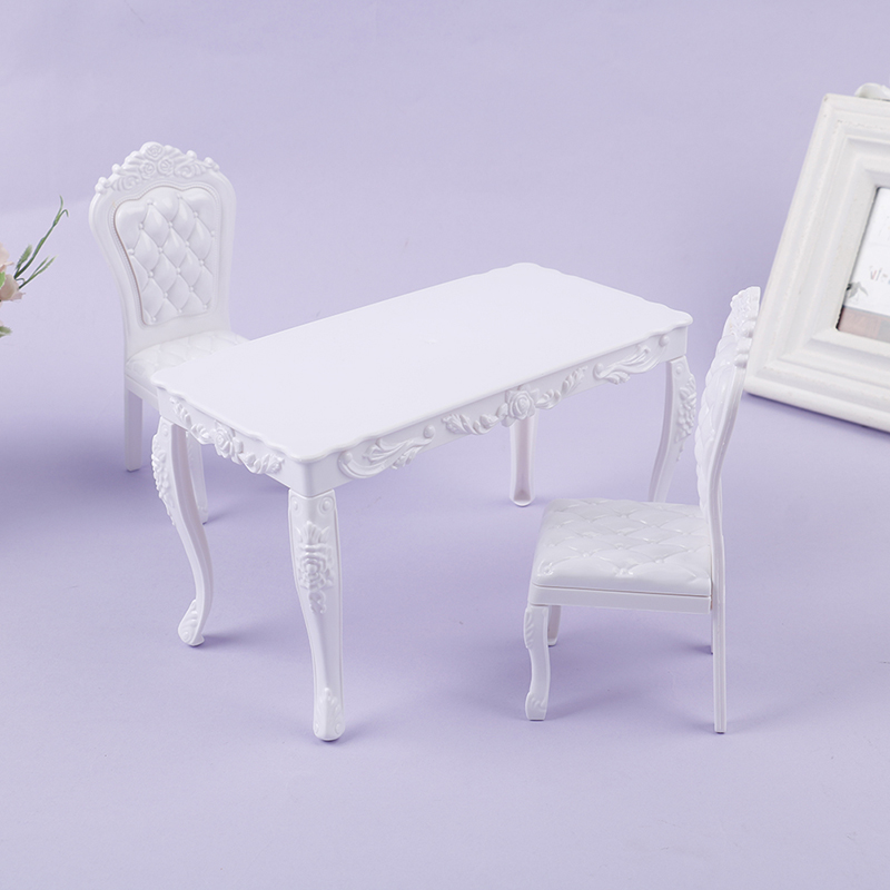 Bistro Table Set - Dollhouse 1:6 Mini Furniture Simulation Dining