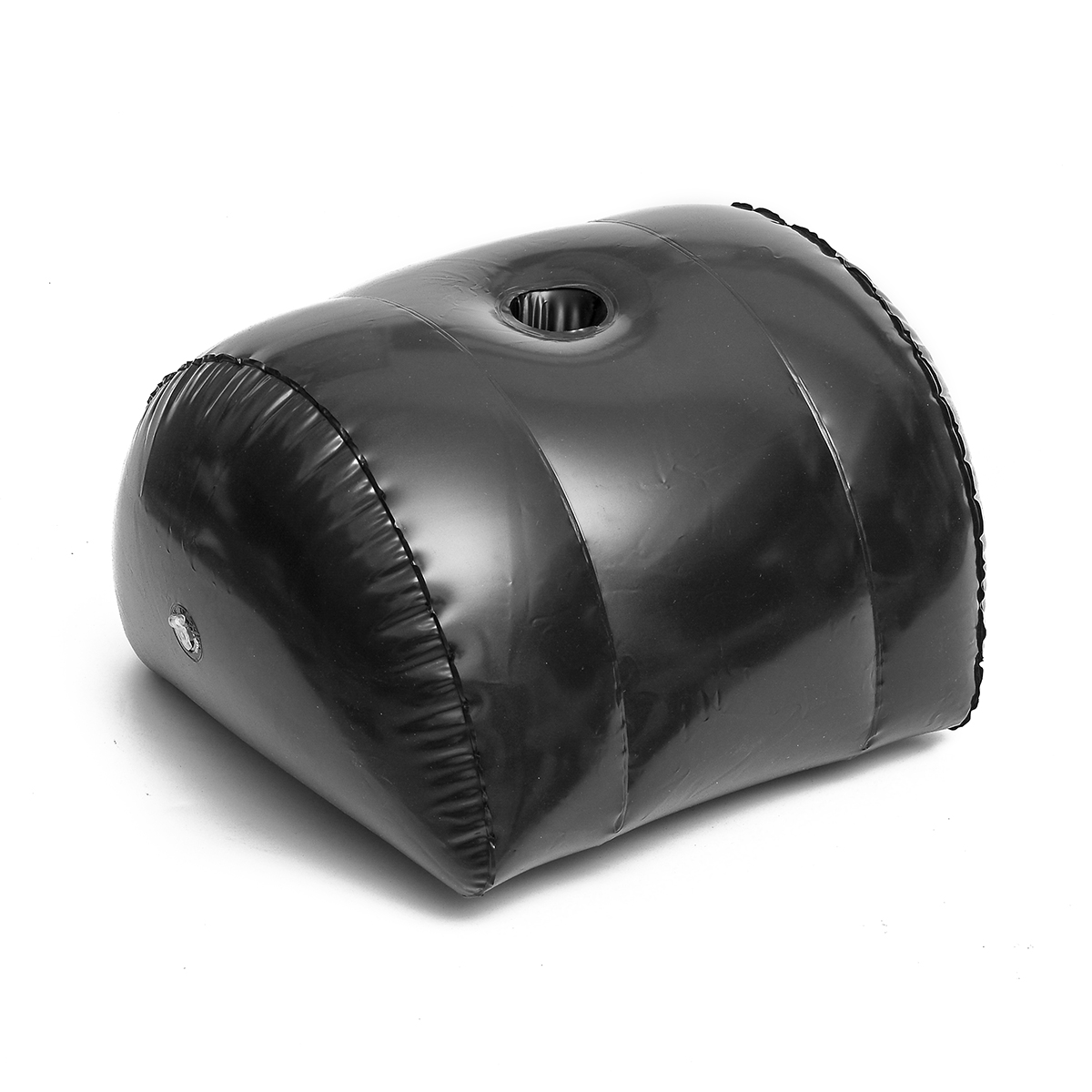 Outdoor Furniture Store - Black semi-circular inflatable pillow, outdoor travel