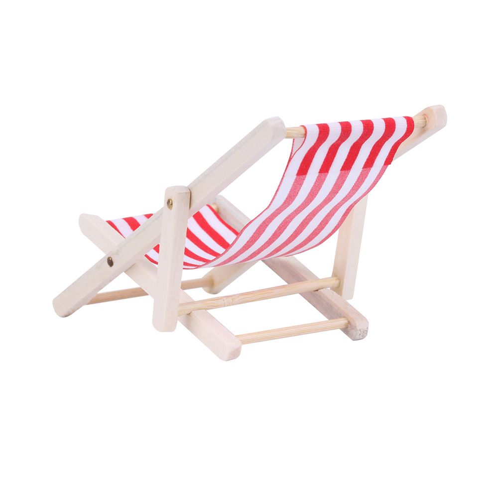 Deck Chair Lounger - Christmas Gift Garden Decoration 1:12 Scale