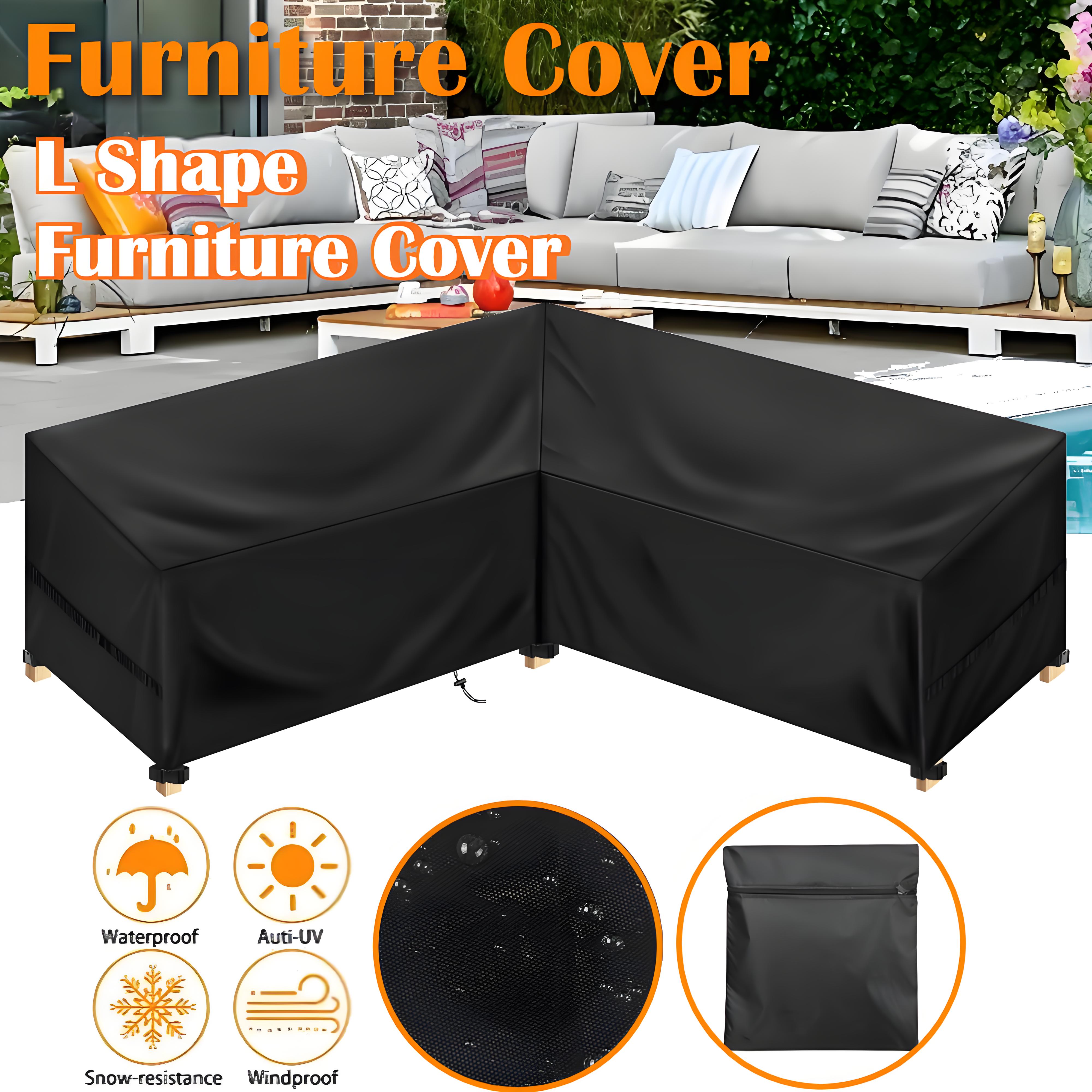 Outdoor Furniture Cover Xl - L Shape Furniture Waterproof Cover Outdoor
