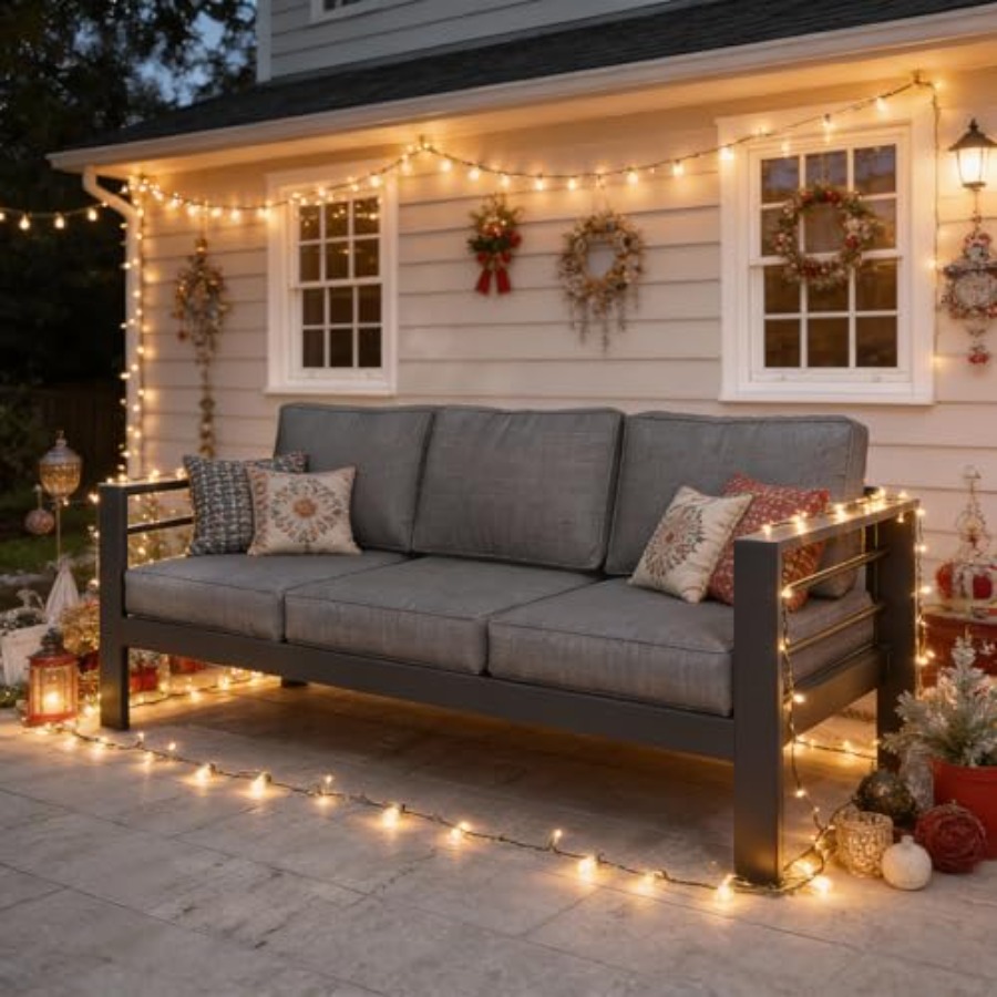 Outdoor Furniture Without Cushions - Outdoor Couch Aluminum Patio Furniture Sofa