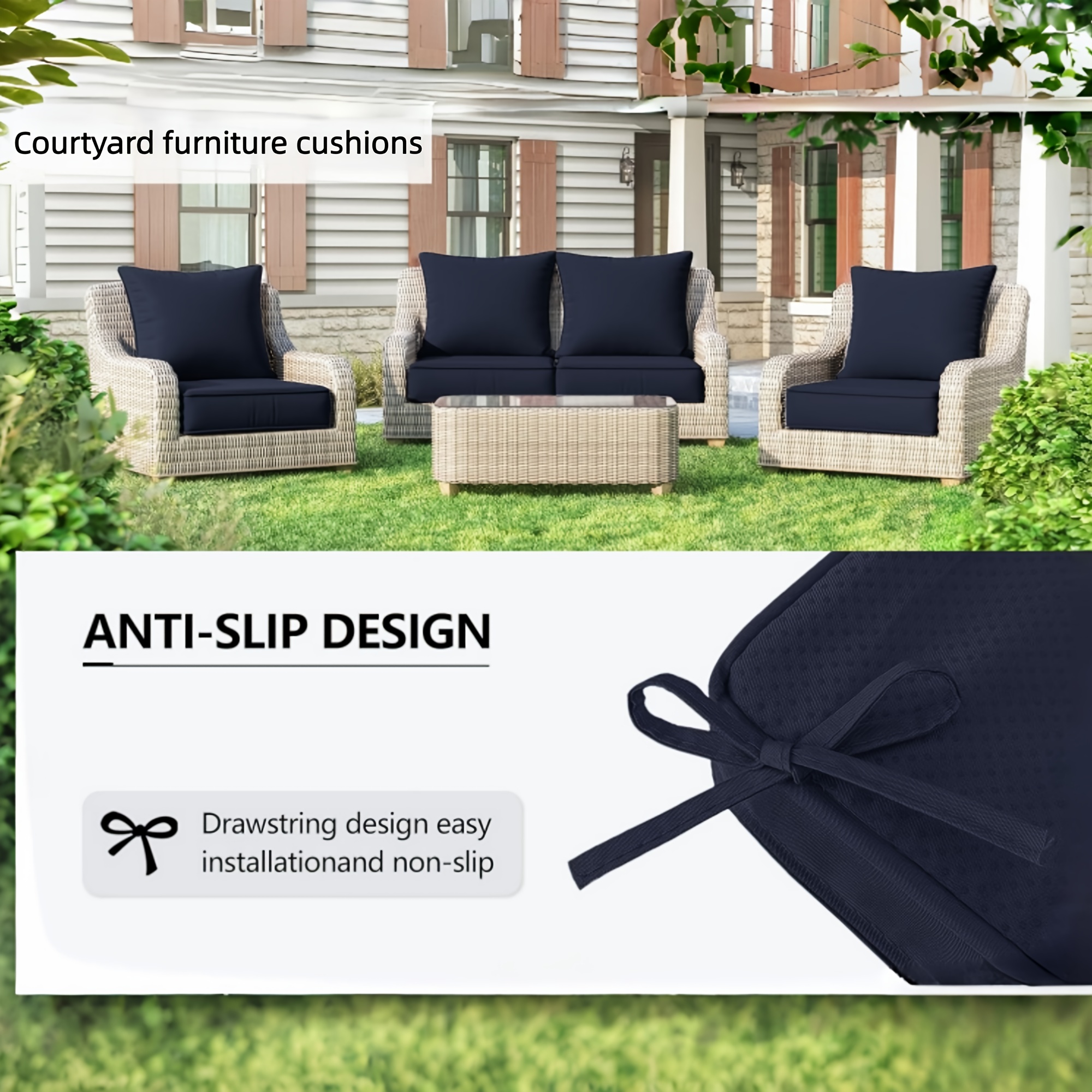 MARIIS Outdoor Furniture Seat  – Outdoor Furniture Without Cushions recenzja i cena