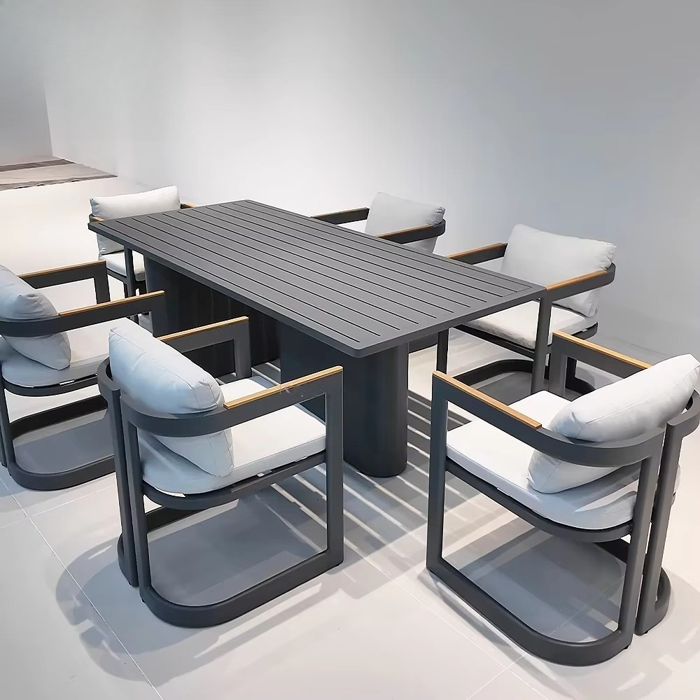 Contemporary 6 Piece Outdoor D – Bistro Table Set recenzja i cena