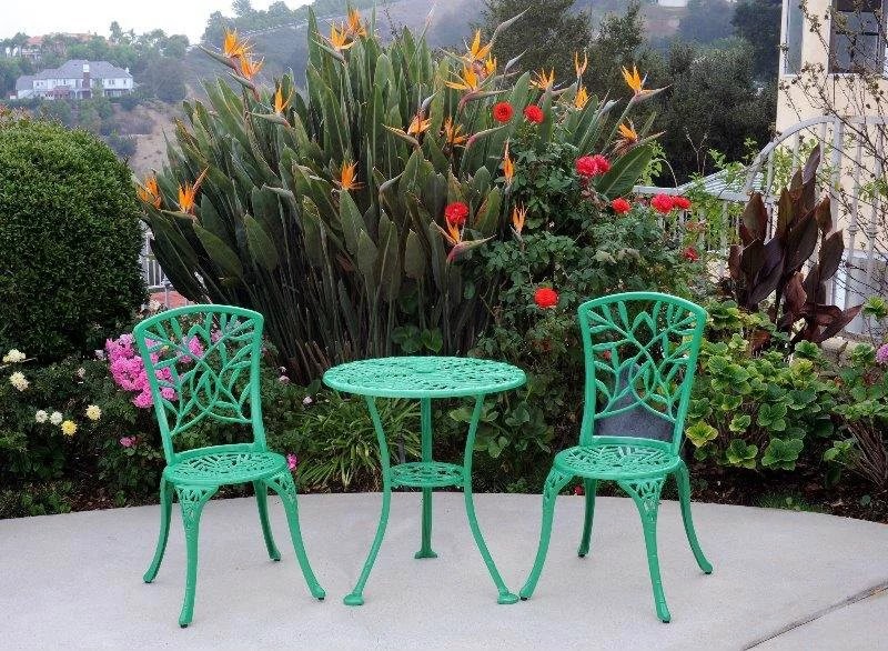 Durable Cast Aluminum 3-Piece  – Bistro Table Set recenzja i cena