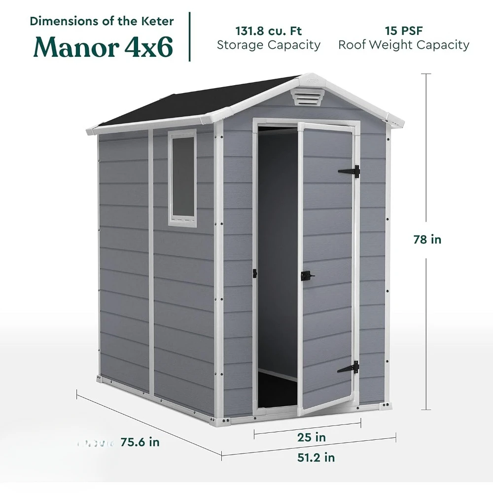 A Manor 4x6 Resin Outdoor Stor – Outdoor Furniture Store recenzja i cena