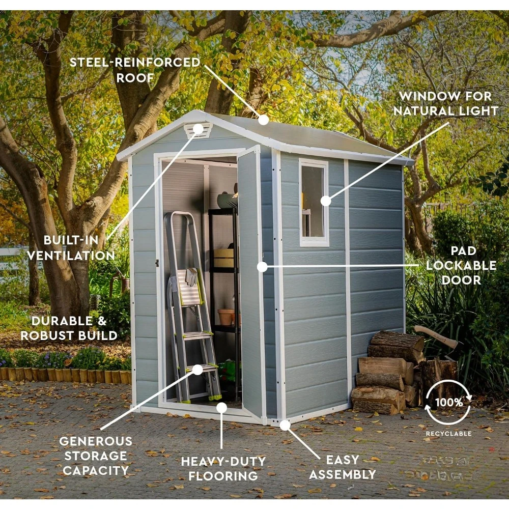 A Manor 4x6 Resin Outdoor Stor – Outdoor Furniture Store recenzja i cena