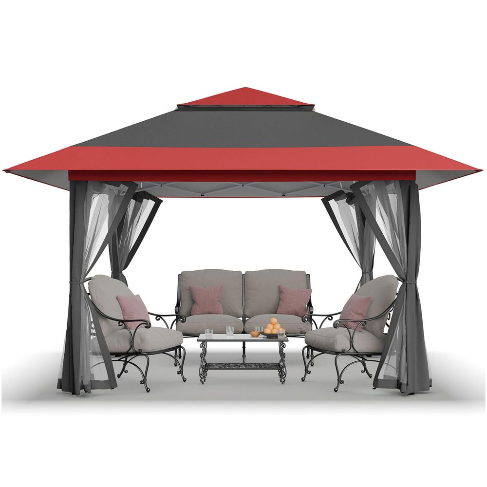 13x13 Pop  Gazebo, Canopy Tent – Outdoor Furniture Gazebo recenzja i cena