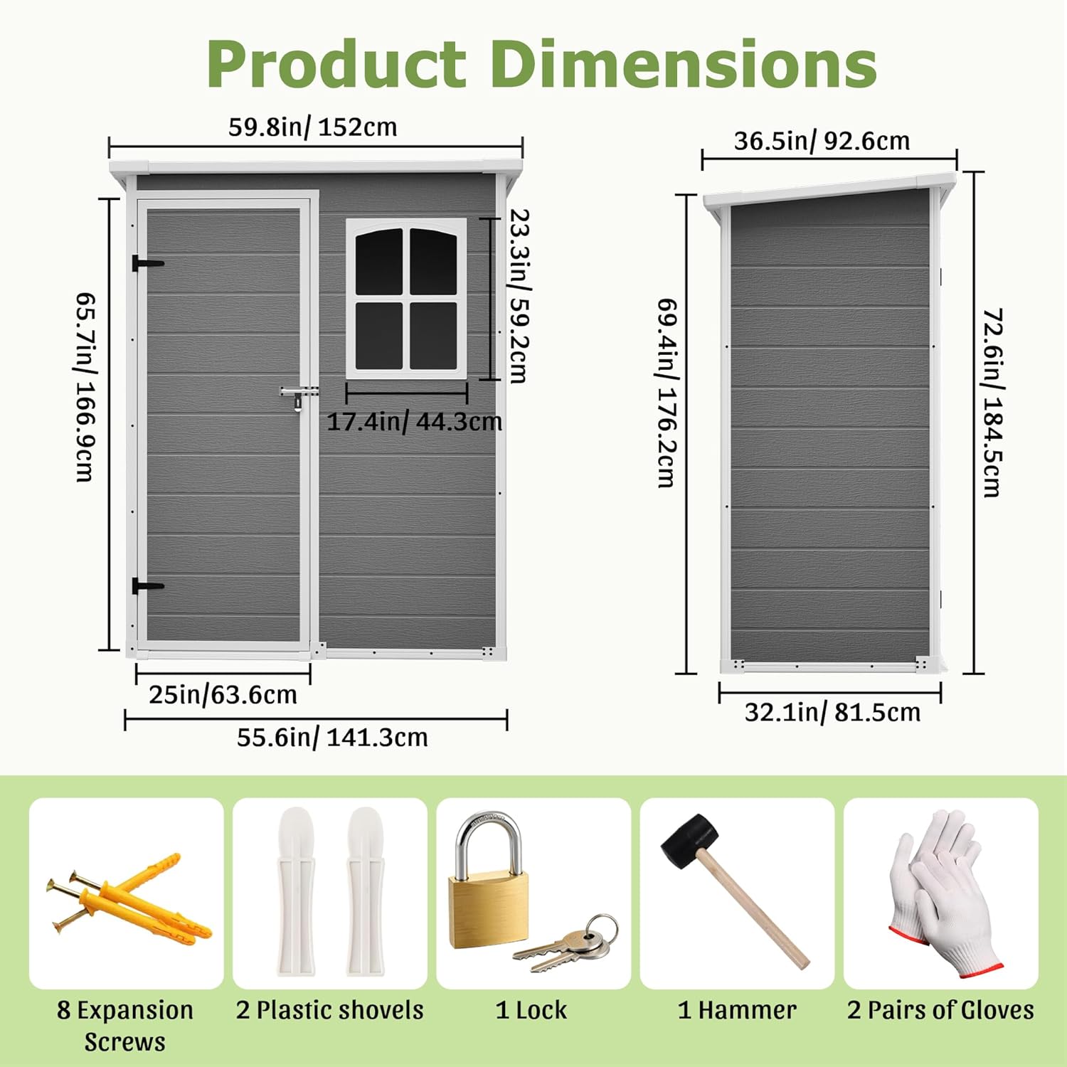 Resin Outdoor Storage Shed Kit – Outdoor Furniture Store recenzja i cena