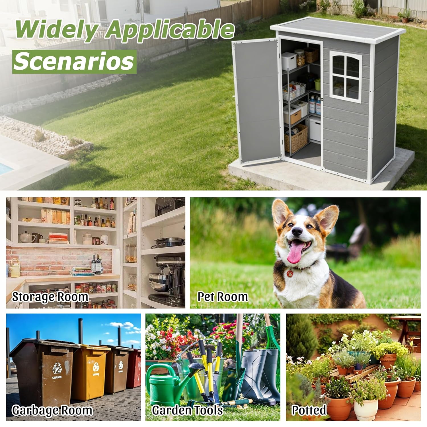 Resin Outdoor Storage Shed Kit – Outdoor Furniture Store recenzja i cena