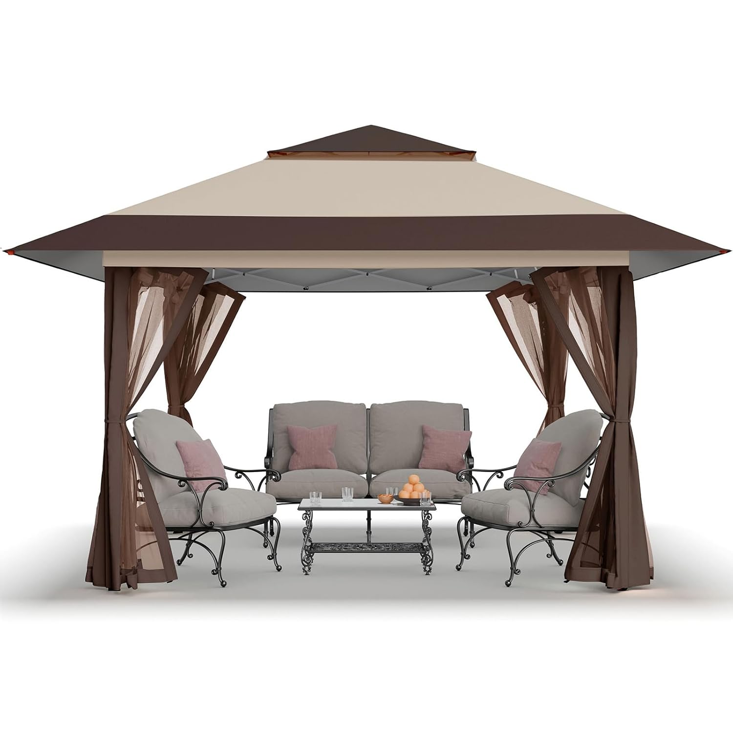 13x13 Pop Up Gazebo, Canopy Te – Outdoor Furniture Gazebo recenzja i cena