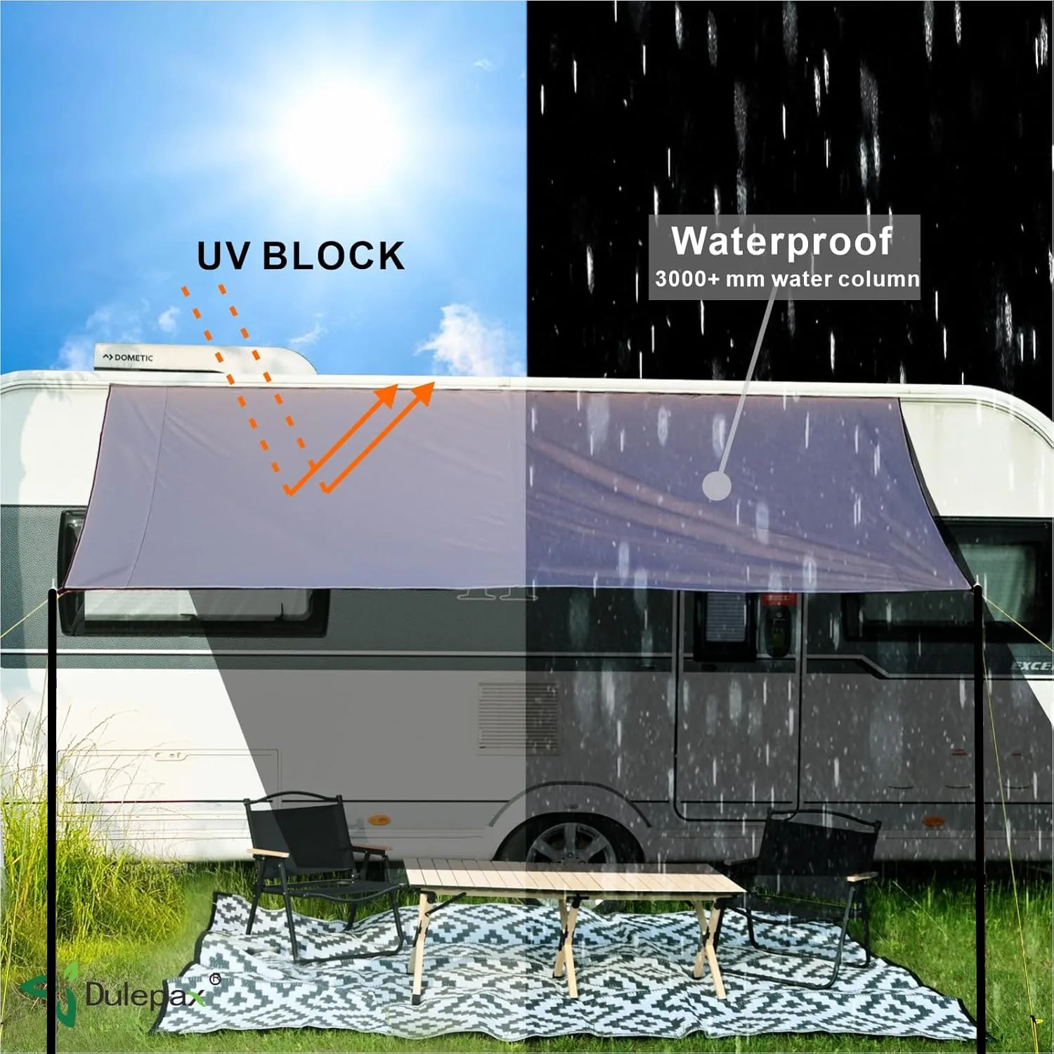 Car Awning for Van Campervan C – Sun Sail Shade recenzja i cena