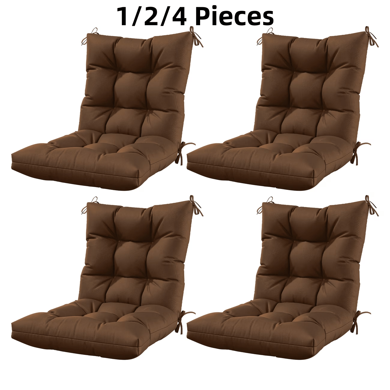 1/2/4pcs Plush Fiber Cushions  – Outdoor Furniture Without Cushions recenzja i cena