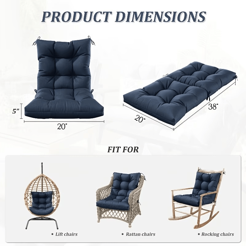1/2/4pcs Plush Fiber Cushions  – Outdoor Furniture Without Cushions recenzja i cena