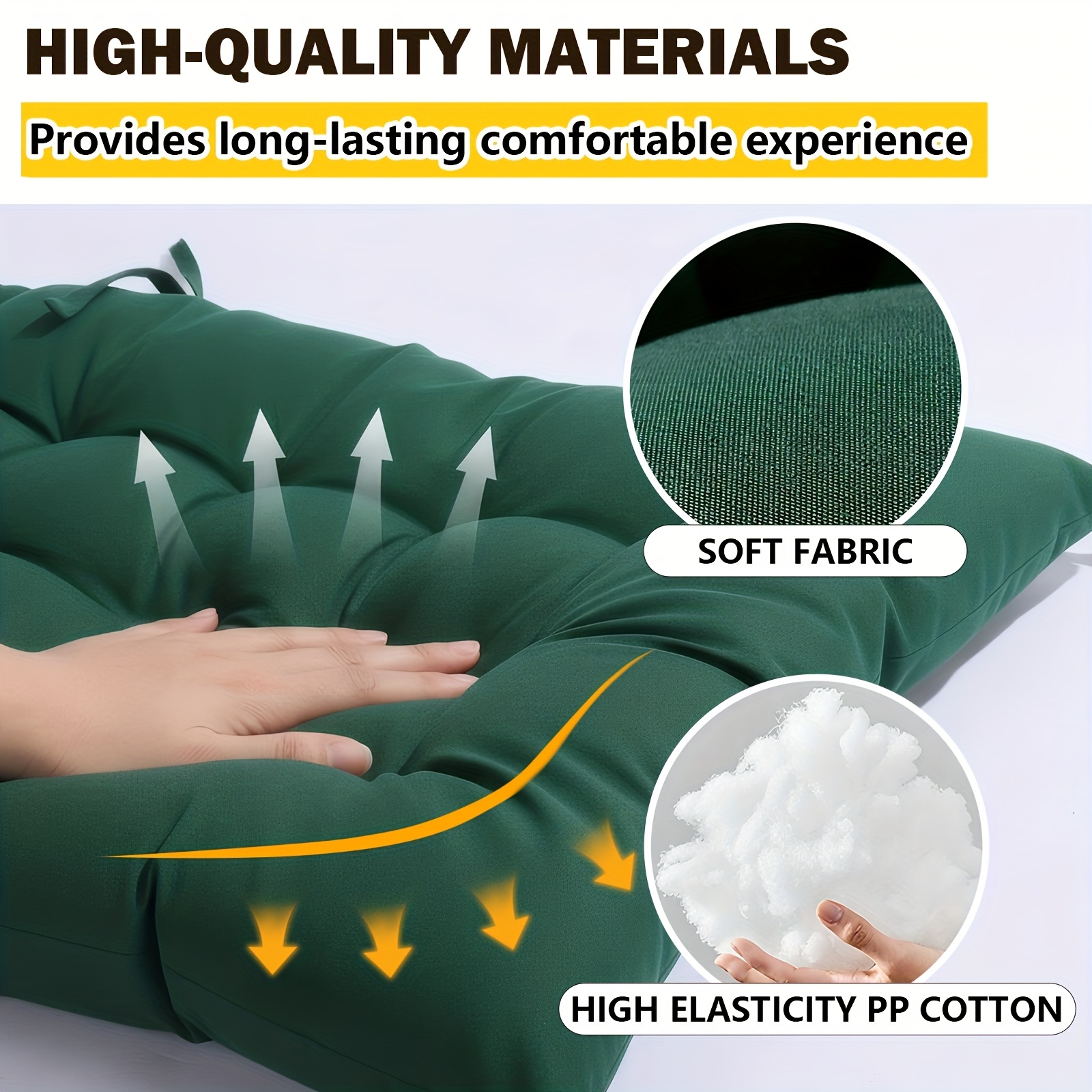 1/2/4pcs Plush Fiber Cushions  – Outdoor Furniture Without Cushions recenzja i cena