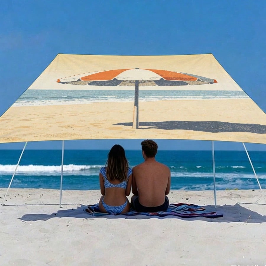 1pc Beach Sunshade Cloth, Outd – Sun Sail Shade recenzja i cena