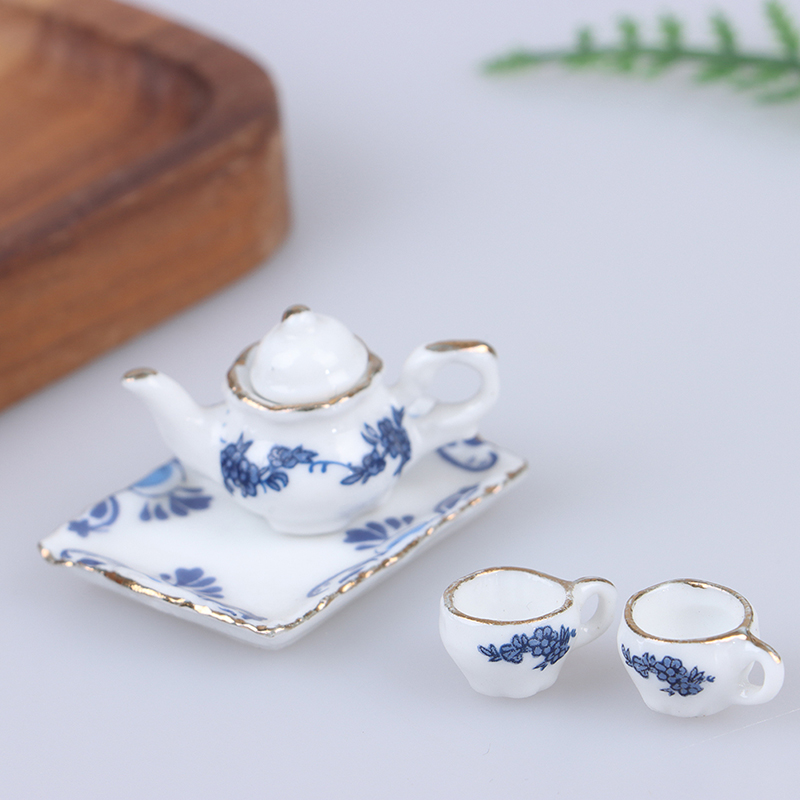 6Pcs Dollhouse Miniature Dinin – Bistro Table Set recenzja i cena