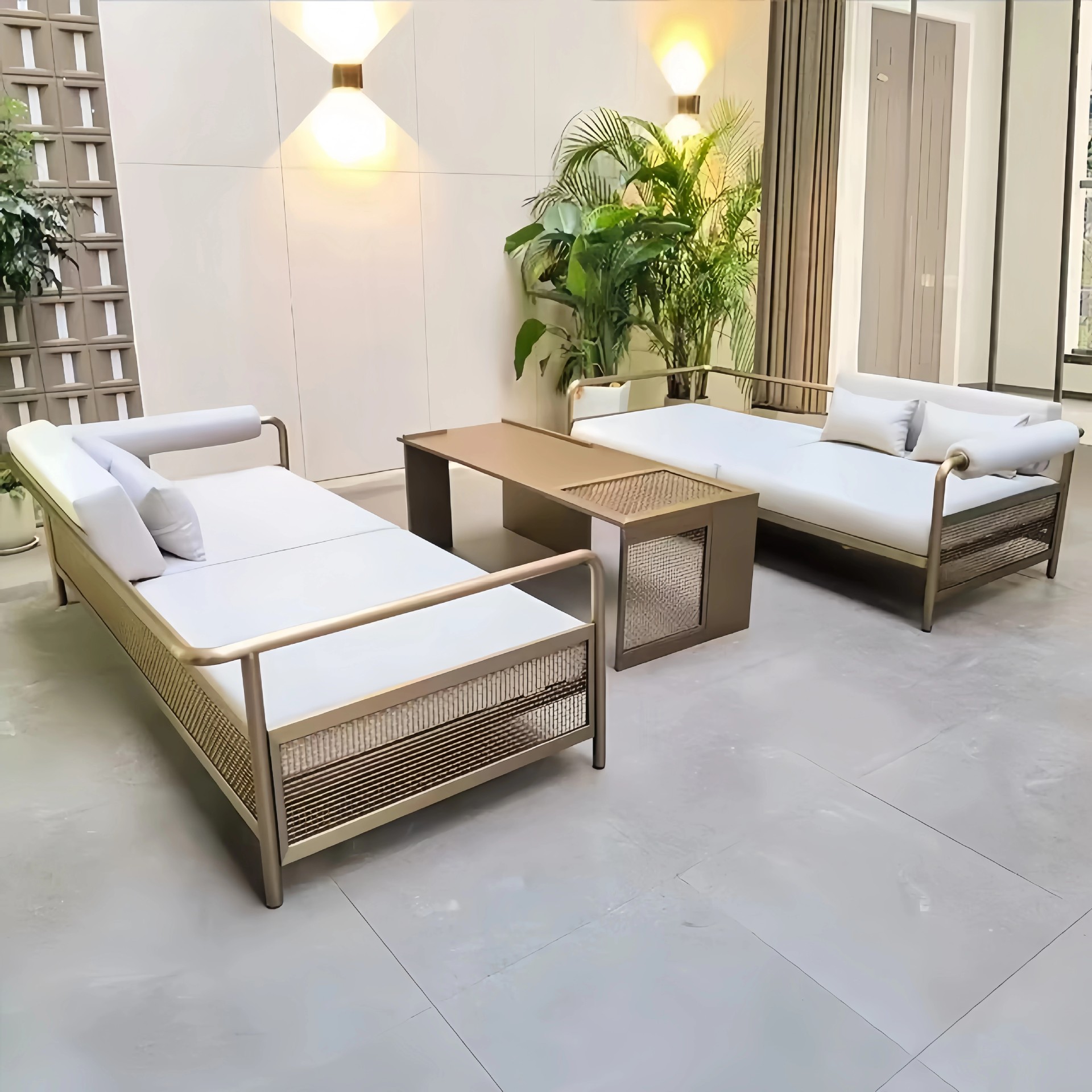 Outdoor stainless steel sofa,  – Outdoor Furniture In Sale recenzja i cena
