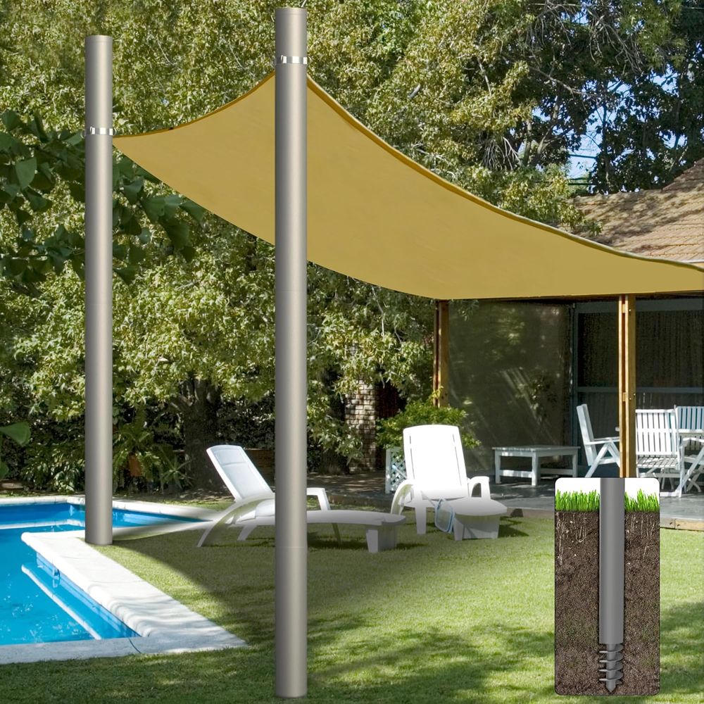 Shade Sail Poles, Heavy Duty S – Sun Sail Shade recenzja i cena
