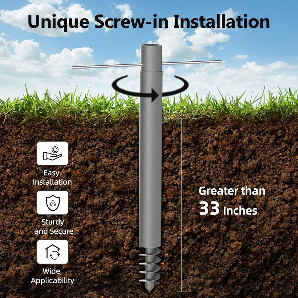 Shade Sail Poles, Heavy Duty S – Sun Sail Shade recenzja i cena