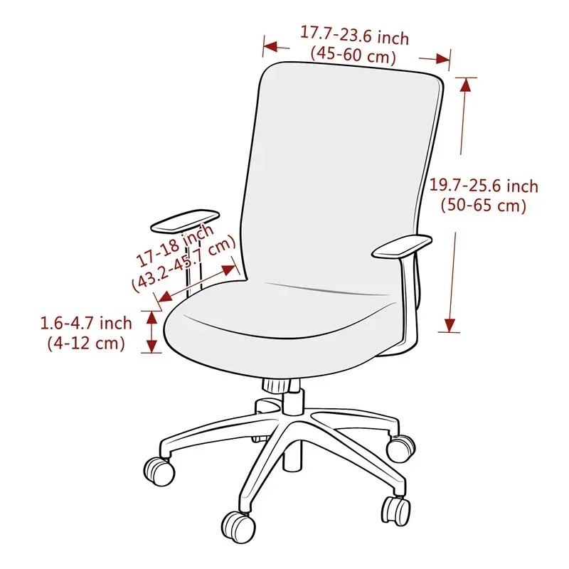 1PC Jacquard Office Chair Cove – Outdoor Furniture Cover Xl recenzja i cena
