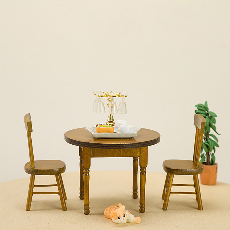 1/12 Miniature Dollhouse Furni – Bistro Table Set recenzja i cena