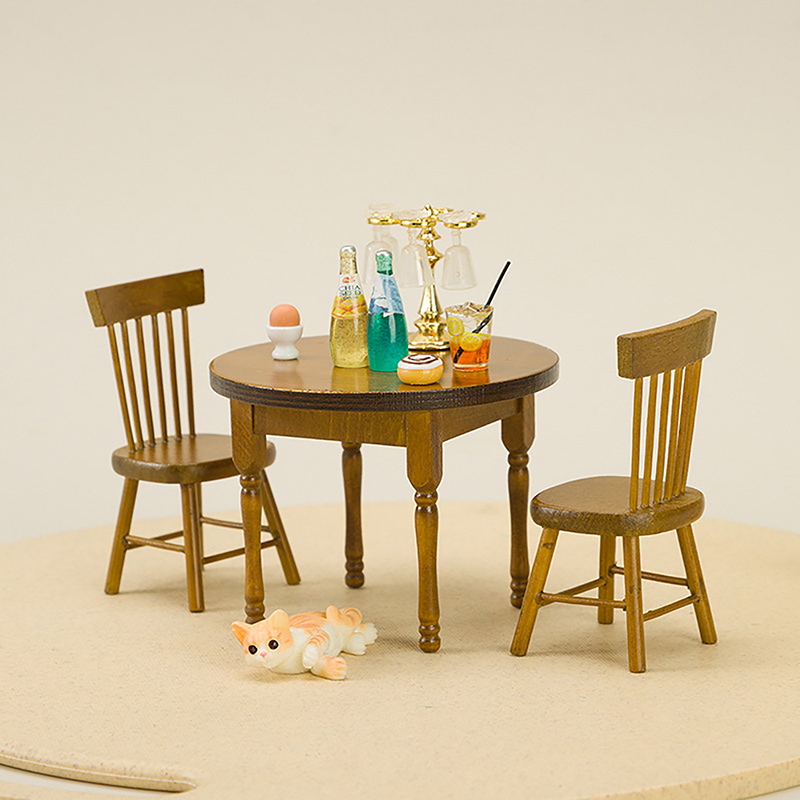 1/12 Miniature Dollhouse Furni – Bistro Table Set recenzja i cena