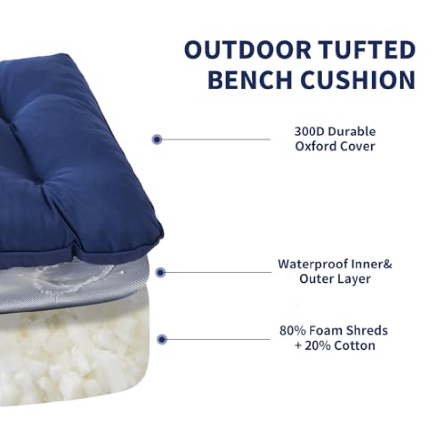 Outdoor Bench Cushion,,Waterpr – Outdoor Furniture Without Cushions recenzja i cena