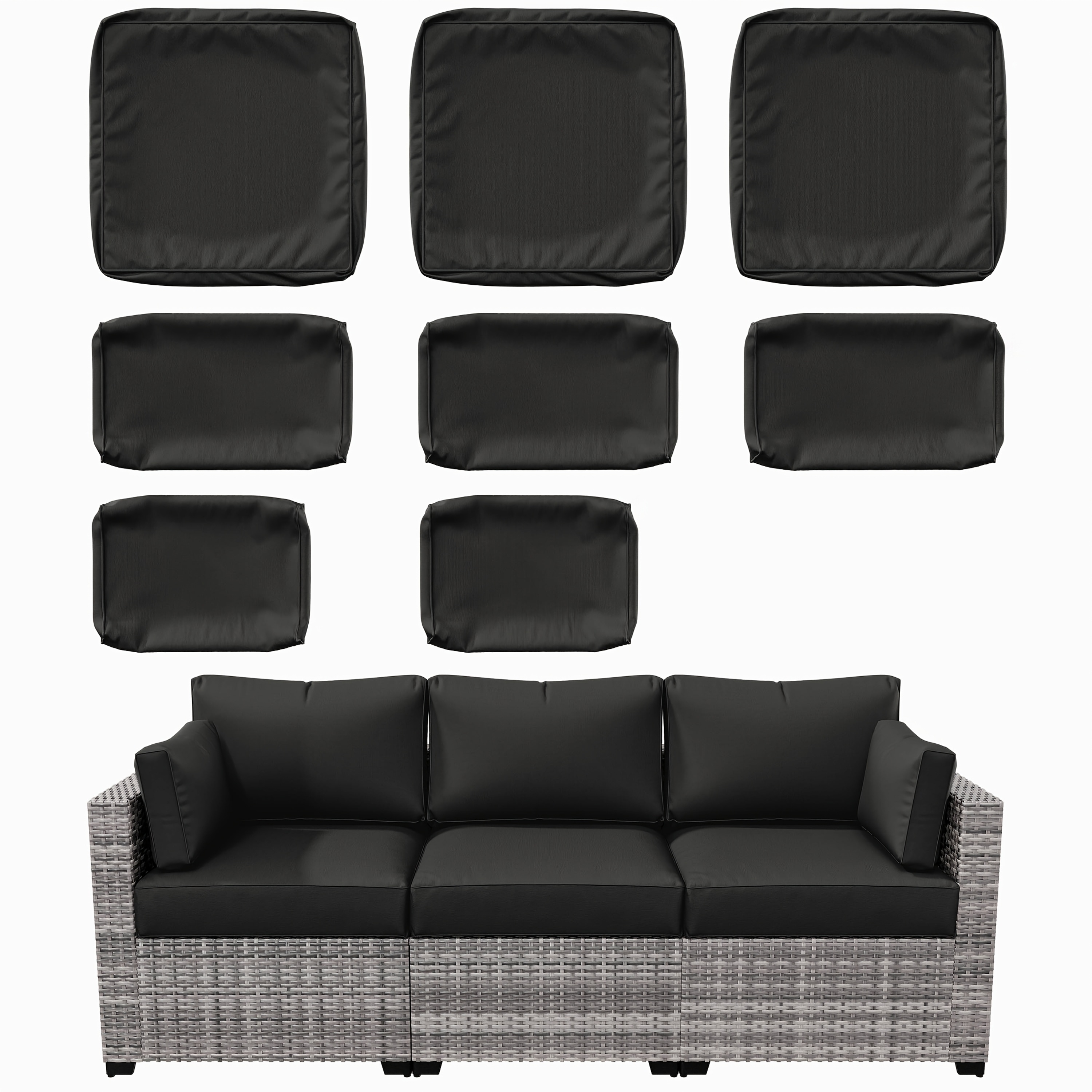8P Outdoor Cushion Slipcovers  – Outdoor Furniture Without Cushions recenzja i cena