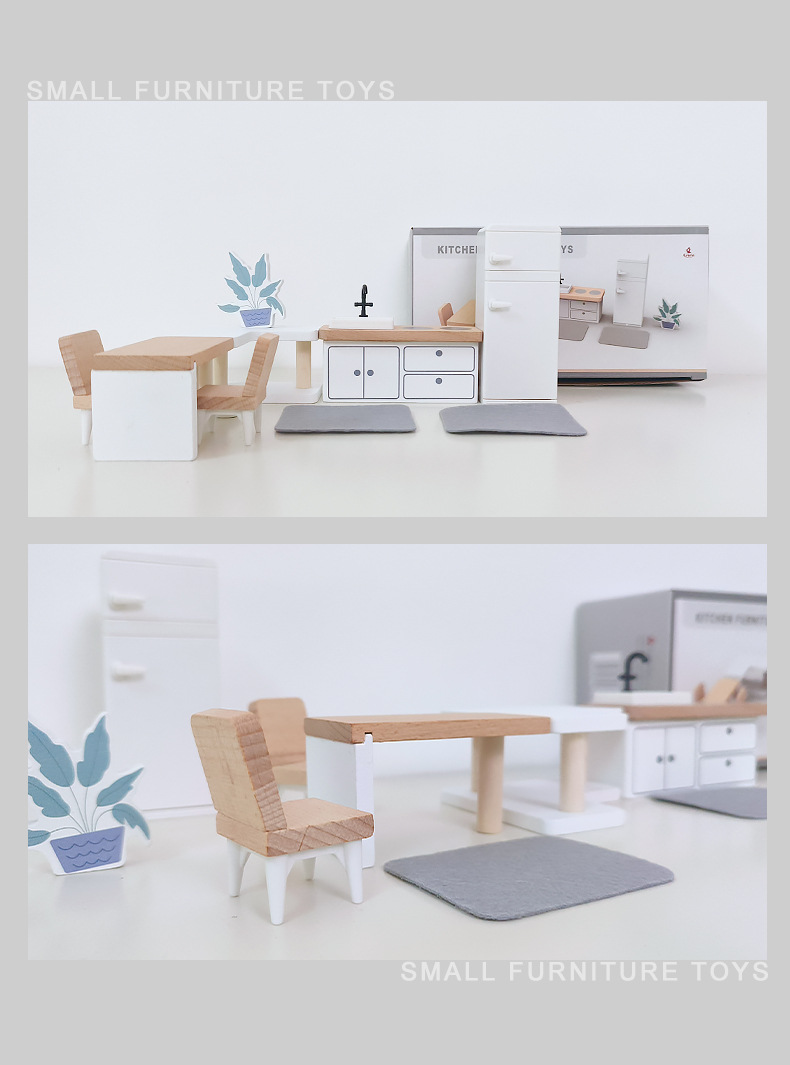 Modern dollhouse furniture kit – Bistro Table Set recenzja i cena