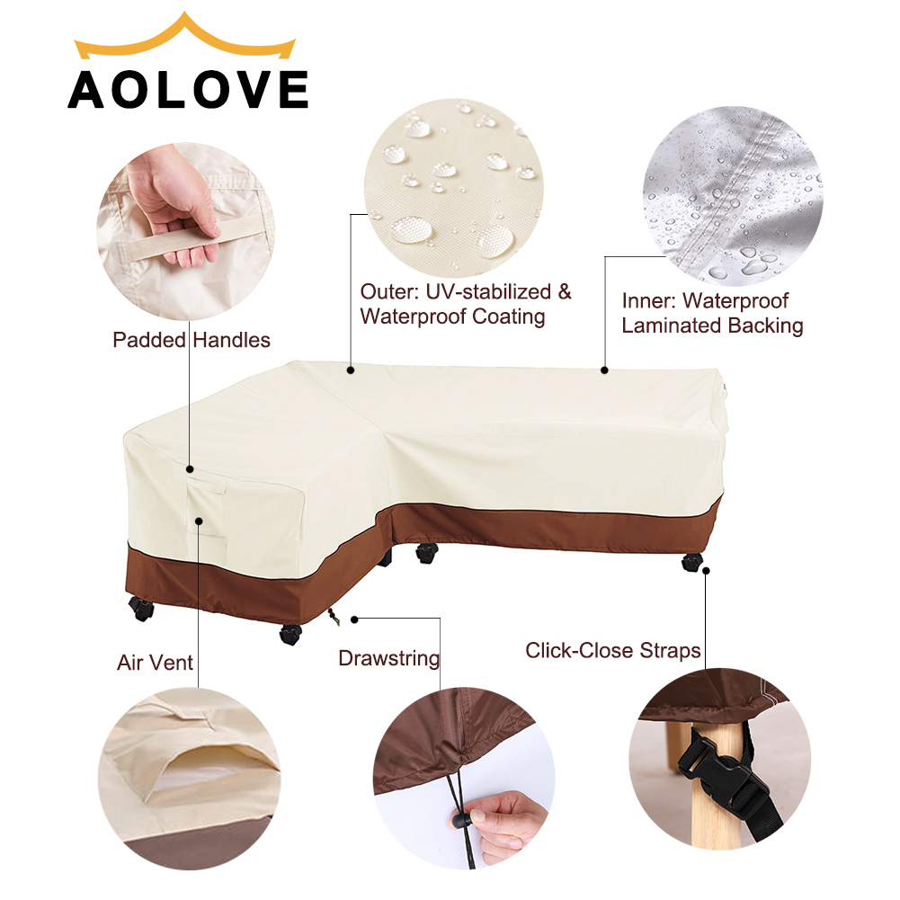 Outdoor L Shape Corner Sofa Co – Outdoor Furniture Cover Xl recenzja i cena