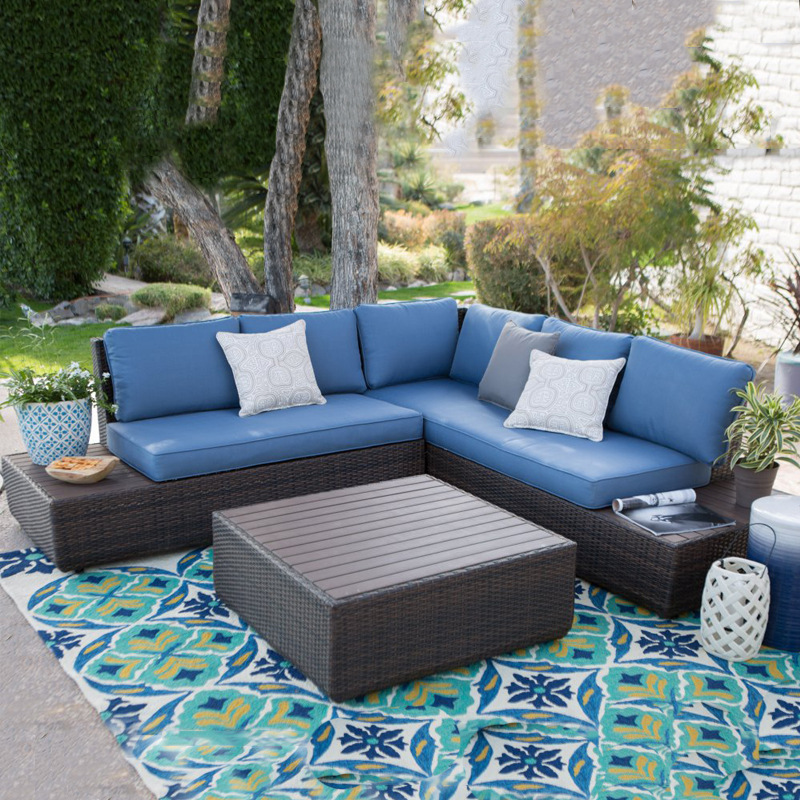Outdoor Sofa Courtyard Rattan  – Outdoor Furniture In Sale recenzja i cena