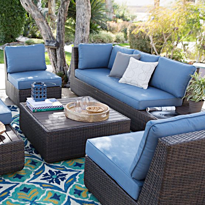 Outdoor Sofa Courtyard Rattan  – Outdoor Furniture In Sale recenzja i cena
