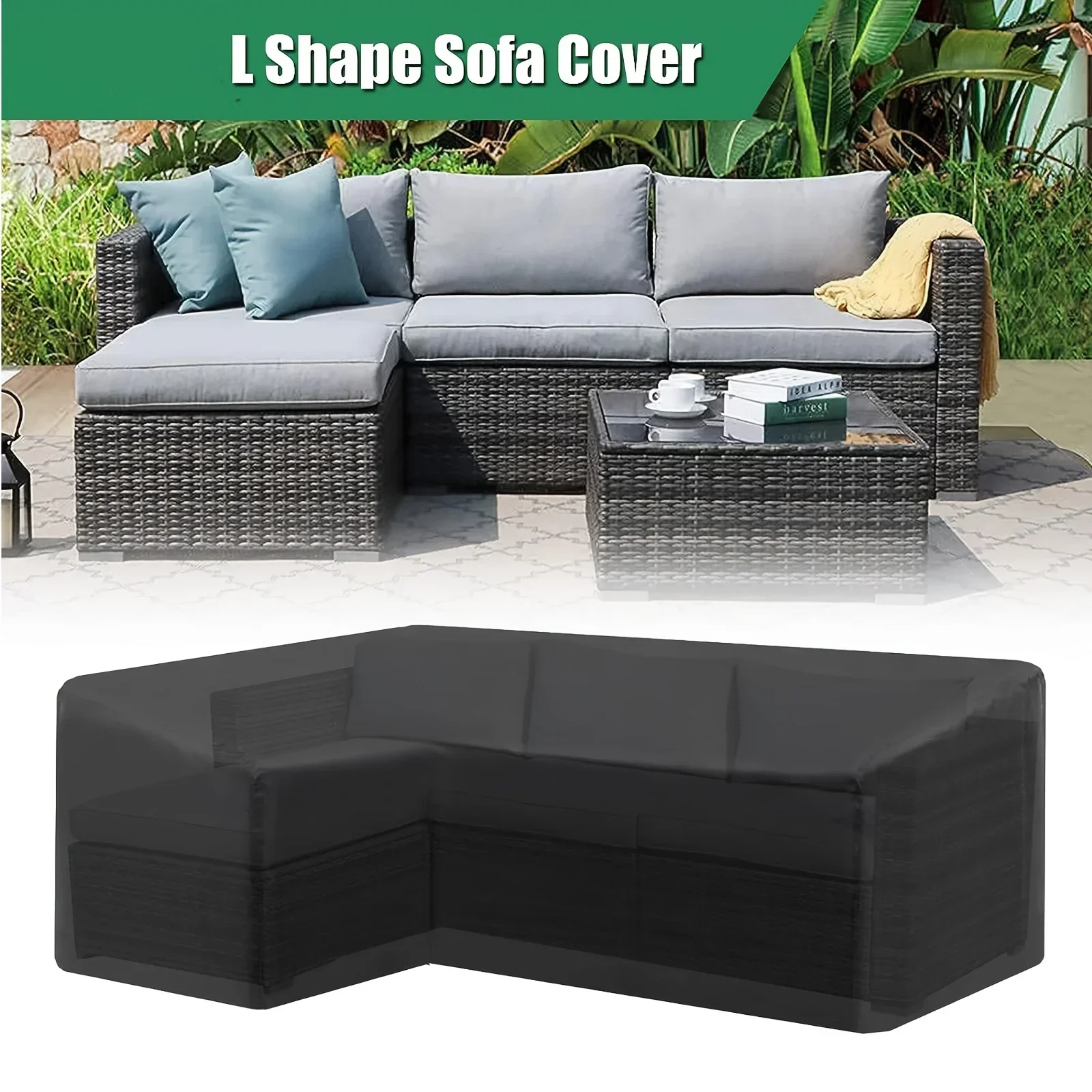 Outdoor L-shaped Outdoor Sofa  – Outdoor Furniture Cover Xl recenzja i cena