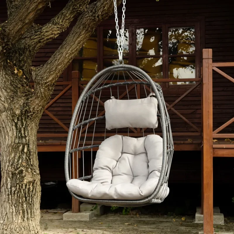Outdoor Wicker Rattan Swing Ch – Outdoor Furniture Without Cushions recenzja i cena