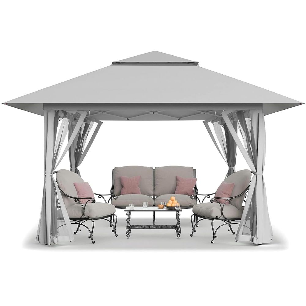 13x13 Pop Up Gazebo, Canopy Te – Outdoor Furniture Gazebo recenzja i cena